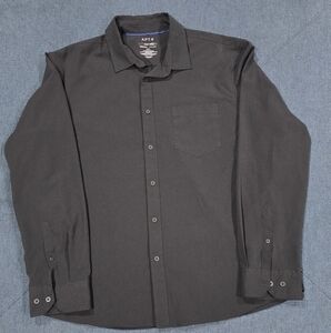 Apt. 9 Men's Charcoal Button Down Shirt